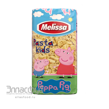 Паста детская (макароны) Свинка Пеппа Melissa, Греция, 500г пакет