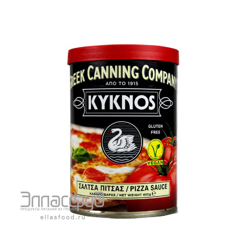 Соус томатный для Пиццы KYKNOS, Греция, 400г жесть