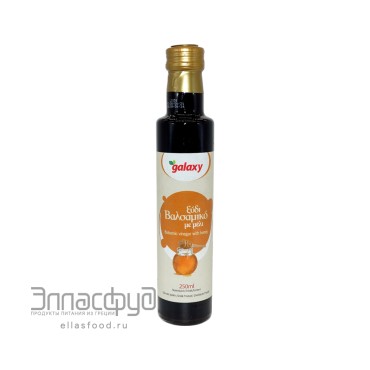 Бальзамический винный уксус с мёдом Galaxy, Греция, 250мл ст. бутылка